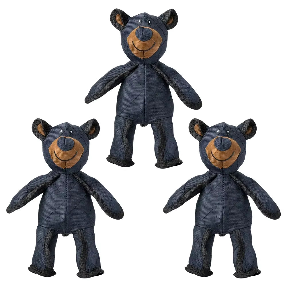 Unbreakable Extreme Bear Toy for Dogs Chewer Indestructible Plush Dog Squeaking Toy Durable Tough Heavy-Duty Chew Dog Toys