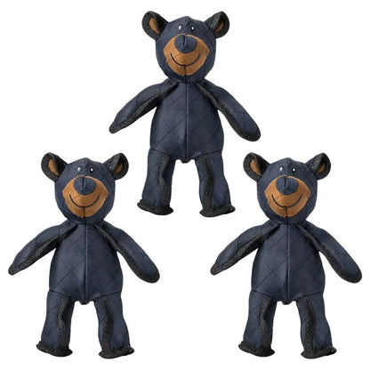 Unbreakable Extreme Bear Toy for Dogs Chewer Indestructible Plush Dog Squeaking Toy Durable Tough Heavy-Duty Chew Dog Toys