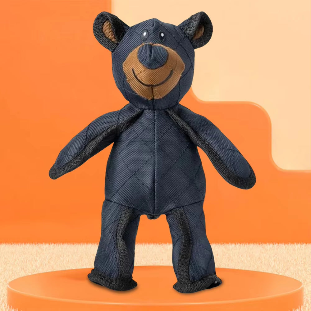 Unbreakable Extreme Bear Toy for Dogs Chewer Indestructible Plush Dog Squeaking Toy Durable Tough Heavy-Duty Chew Dog Toys