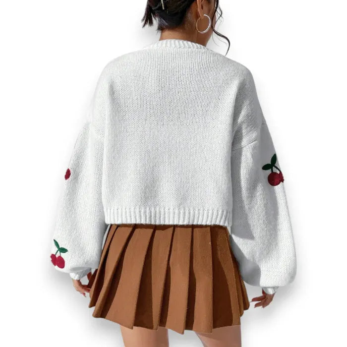 Icon Cherry Cardigan