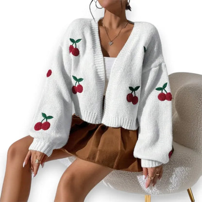 Icon Cherry Cardigan
